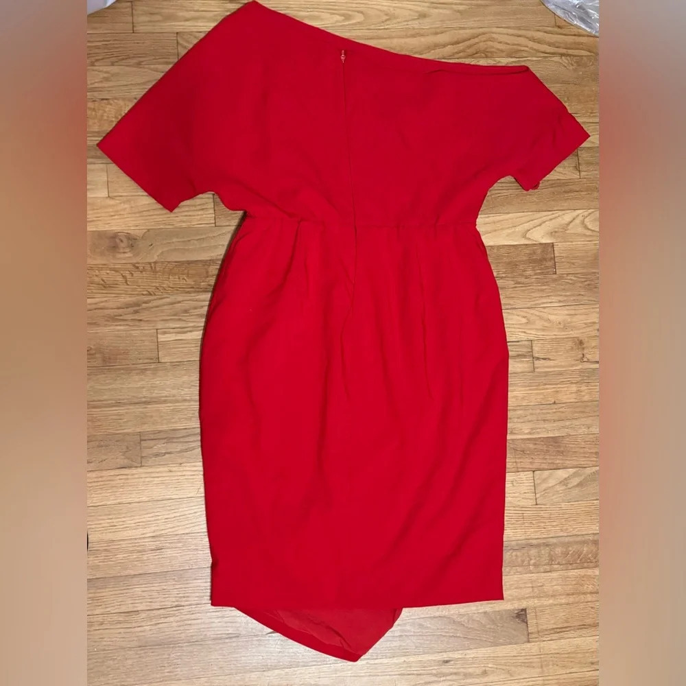 11 HONORE Plus Adeline Off-The-Shoulder Midi Dress - Picture 7 of 12